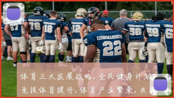 体育三大发展战略,全民健身计划,竞技体育提升,体育产业繁荣,共筑体育强国梦
